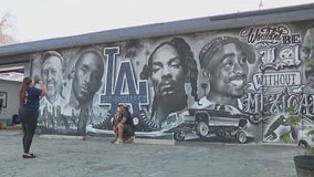 Bellflower mural honoring icons like Kobe, Vin Scully, 2Pac getting pushback from LA City