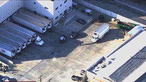 Murder suspect shot, killed by officers in Vernon trucking yard