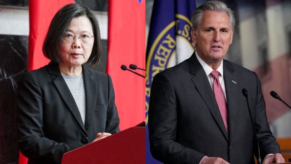 Taiwan President, Speaker McCarthy meet at Reagan Library