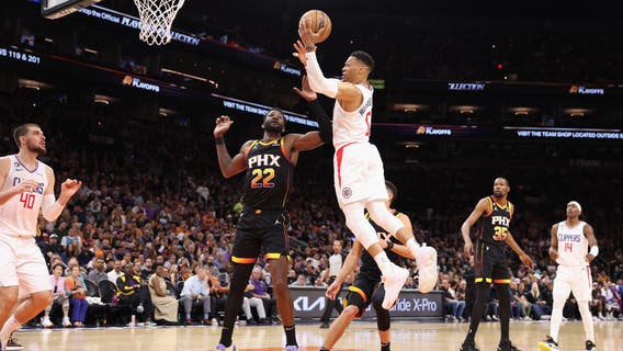 Russell Westbrook excels, but Clippers fall 109-123 in Game 2 against Phoenix