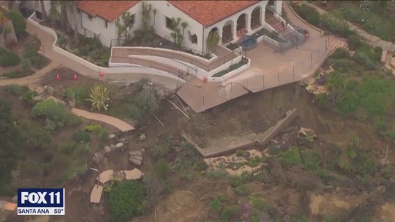 San Clemente landslide triggers evacuations, suspends rail service