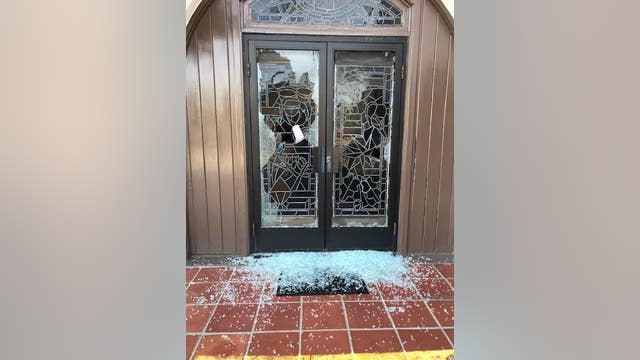 Newport Beach church vandal faces felony charges for smashing windows with baseball bat