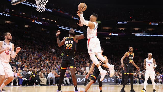 Russell Westbrook excels, but Clippers fall 109-123 in Game 2 against Phoenix