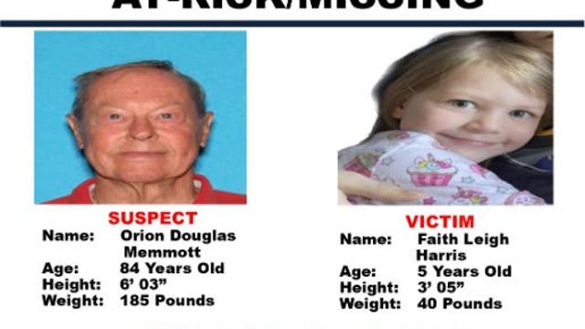 Alert issued for missing child allegedly taken from NC, brought to California