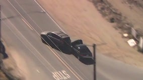 Teen leads police on chase through San Bernardino County that ends in Palmdale crash