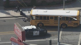 Woman hit and killed by school bus in La Puente