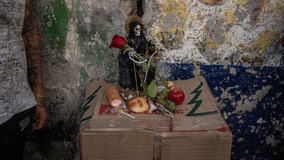 Fuel thieves erect altars to devil, death in Mexican tunnel