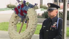 Fallen LAPD officers honored at memorial ceremony