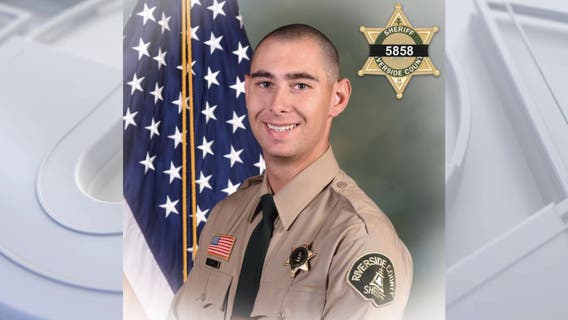 Funeral procession held for fallen Riverside County sheriff's deputy Brett Harris