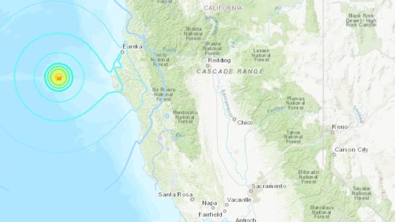 Preliminary 5.5-magnitude earthquake strikes off Northern California coast