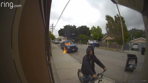 Man arrested in connection with string of car fires in Sunland-Tujunga area