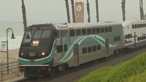 Rail service resumes in San Clemente after landslide