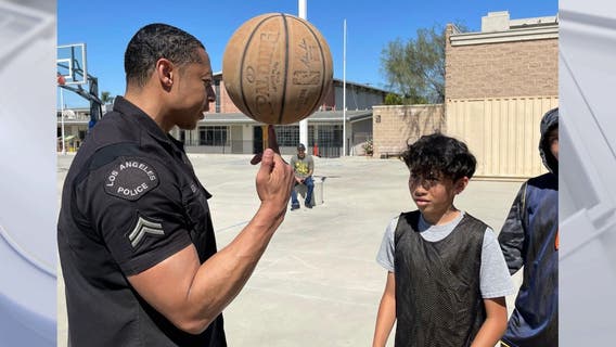 LAPD officer has big skills on the basketball court