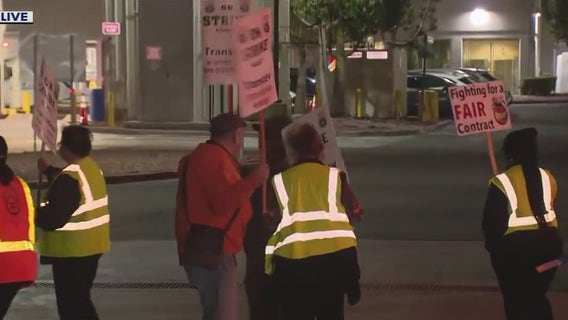 OC access drivers stage around-the-clock strike to demand fair contract
