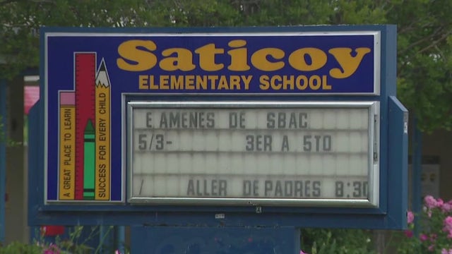 Pride flag burned at North Hollywood elementary school amid protest