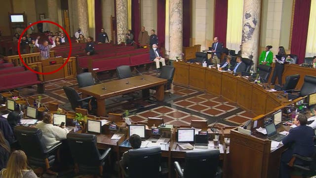Man arrested for allegedly disturbing LA Council meeting