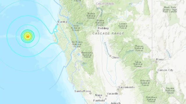Preliminary 5.5-magnitude earthquake strikes off Northern California coast