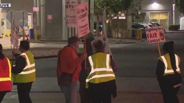 OC access drivers stage around-the-clock strike to demand fair contract