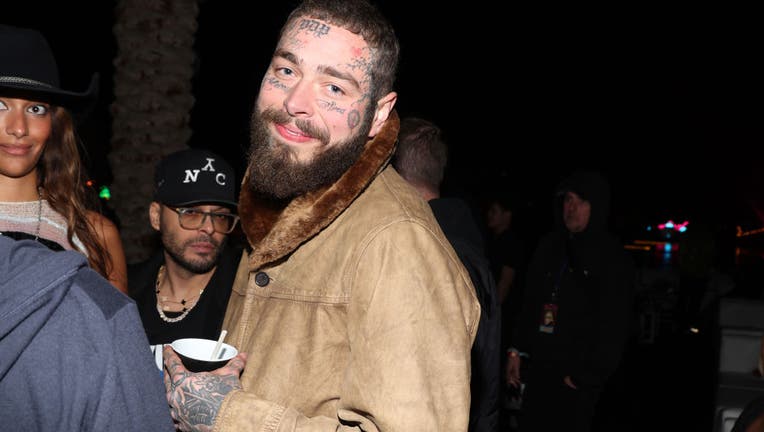Post Malone enjoys Casamigos at TAO Desert Nights presented by Jeeter at Zenyara. (Photo by Jerritt Clark/Getty Images for Casamigos )