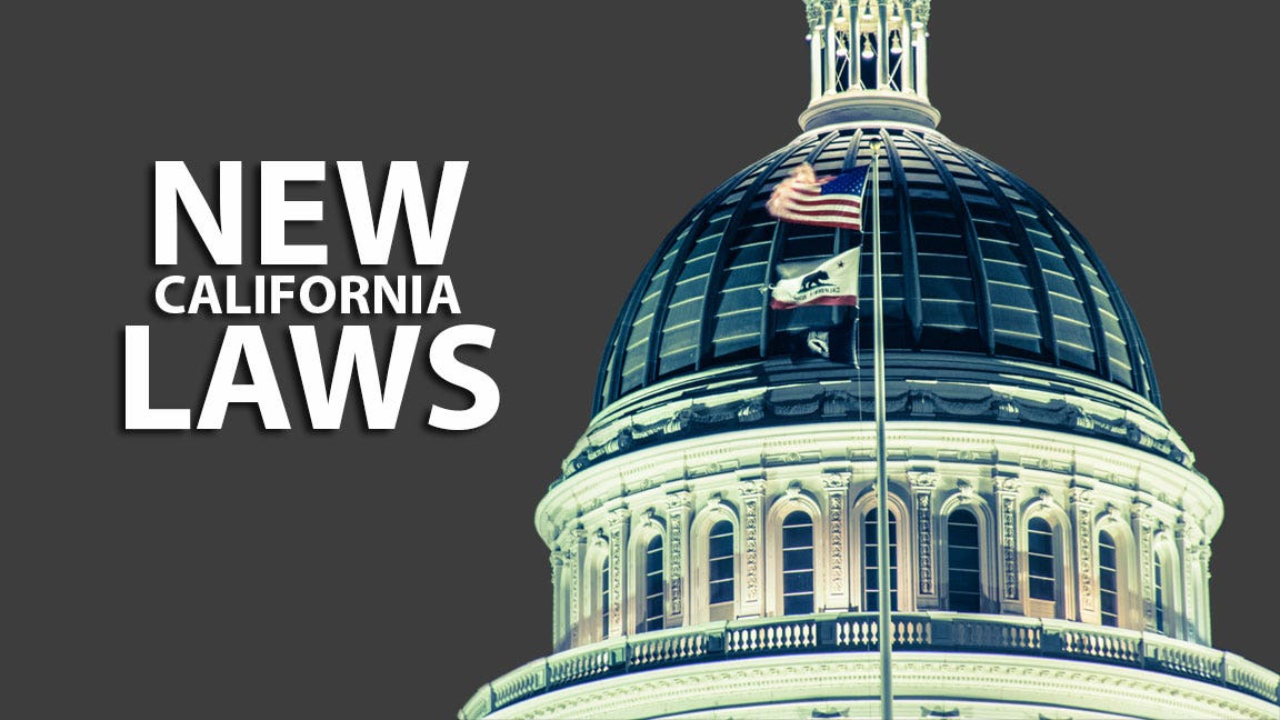 These new California laws go into effect in 2026