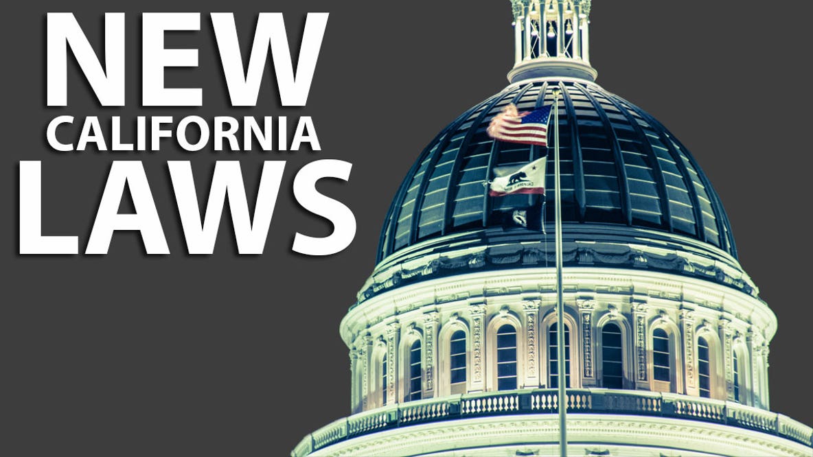 New laws going into effect in California in 2026
