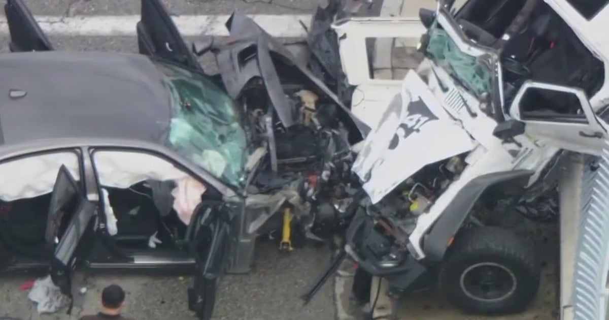 Police chase ends in crash with innocent bystander in Huntington Park ...