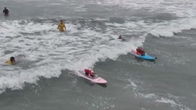 Dog surfing competition returns to Huntington Beach