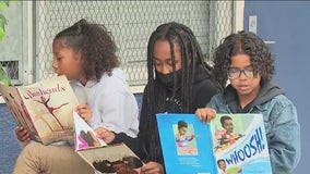 Gardena 8-year-old starts special library for school