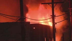 Fire engulfs Lincoln Heights commercial building