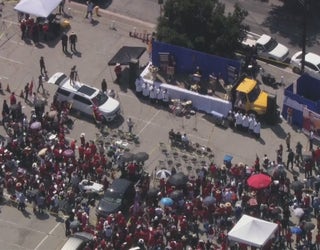 Protesters gather as Dodgers host Sisters of Perpetual Indulgence