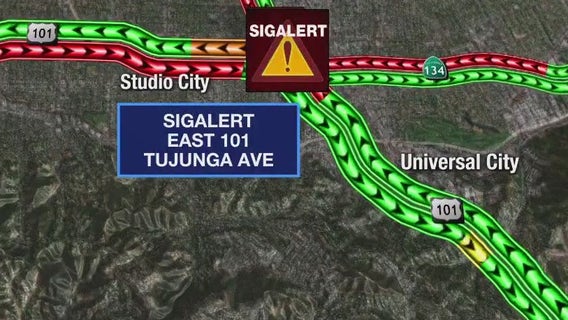 Fatal 101 Fwy crash near Studio City under investigation