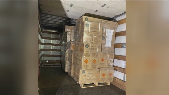 38K pounds of illegal fireworks seized at South LA warehouse