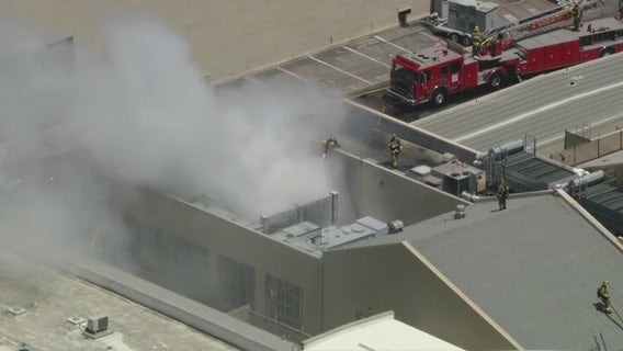 Fire breaks out at Warner Bros. lot in Burbank