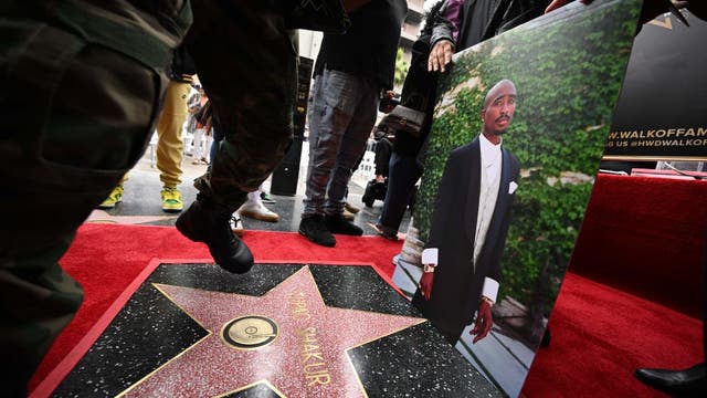 Tupac Shakur receives star on Hollywood Walk of Fame