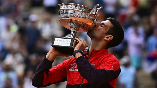 Novak Djokovic wins his 23rd Grand Slam title by beating Casper Ruud in the French Open final