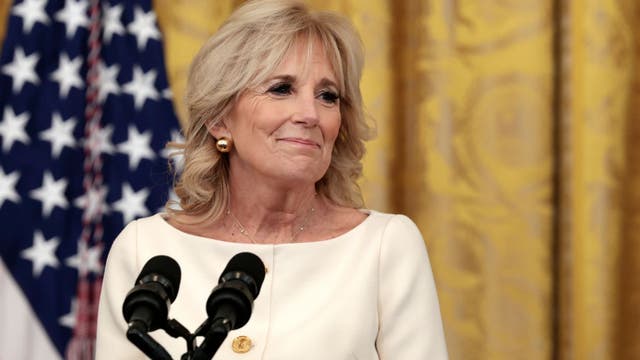 First lady Jill Biden campaigns in LA for husband’s re-election bid