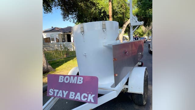 San Bernardino neighborhood evacuated after suspected illegal fireworks factory raided