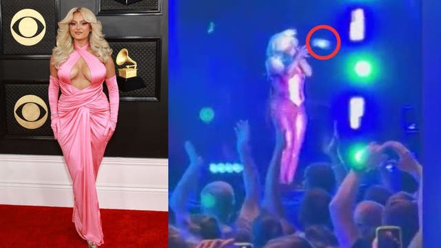 Bebe Rexha hospitalized after being struck by cell phone during concert, suspect arrested