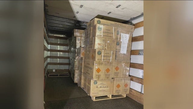 38K pounds of illegal fireworks seized at South LA warehouse