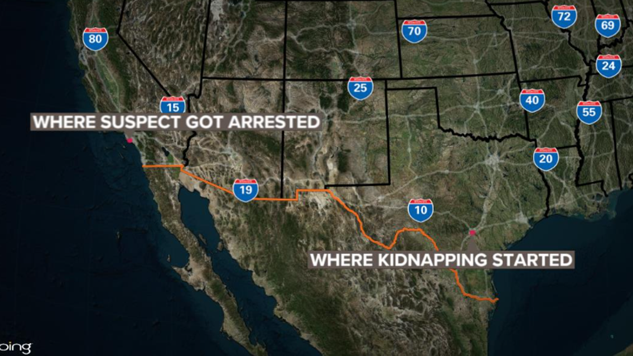 13-year-old girl kidnapped from Texas waves 'help me' note to people passing by in LA County - Vimarsana News
