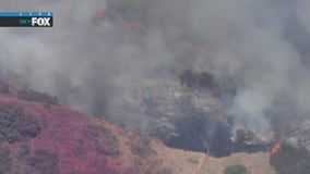 Owen Fire burning parts of Topanga Canyon