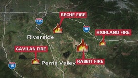 Rabbit Fire burning near Beaumont fully contained