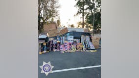 Nearly a ton of illegal fireworks seized in San Bernardino; 2 arrested