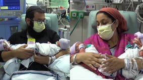 4 on the 4th: Family welcomes quadruplets on 4th of July