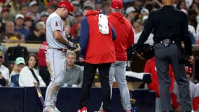 Mike Trout has a broken left wrist, unknown if surgery needed