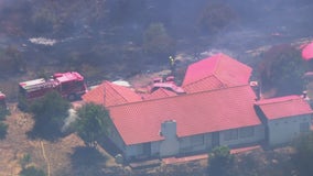 Sandia Fire in Temecula burns nearly 8 acres