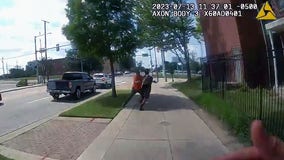 Man stops his truck, gets out to help tackle suspect running from police