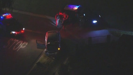 Police look for suspect after Culver City police chase ends in crash