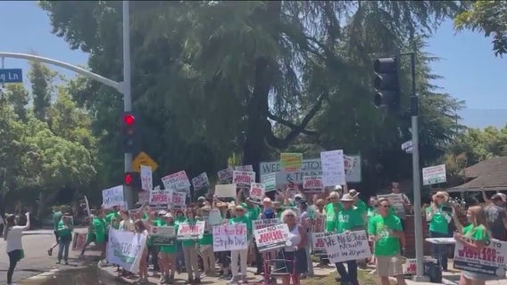 Studio City residents protest plan to convert golf course into athletic complex