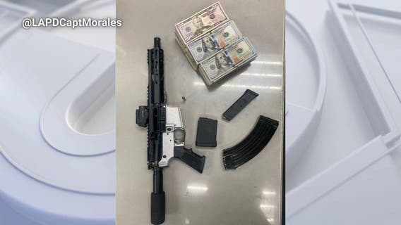 AR-15 'ghost gun' recovered in downtown LA; Suspect identified as gang member